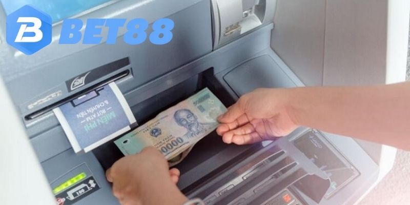 Các bước thực hiện rút tiền tại Bet88